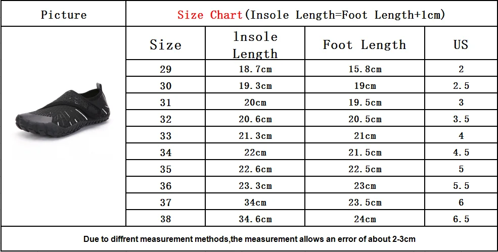 

Breathable Kids Barefoot Water Shoes Children Beach Aqua Swimming Sea Watersport Reef Wading Five Finger Watershoes Rubber Soles