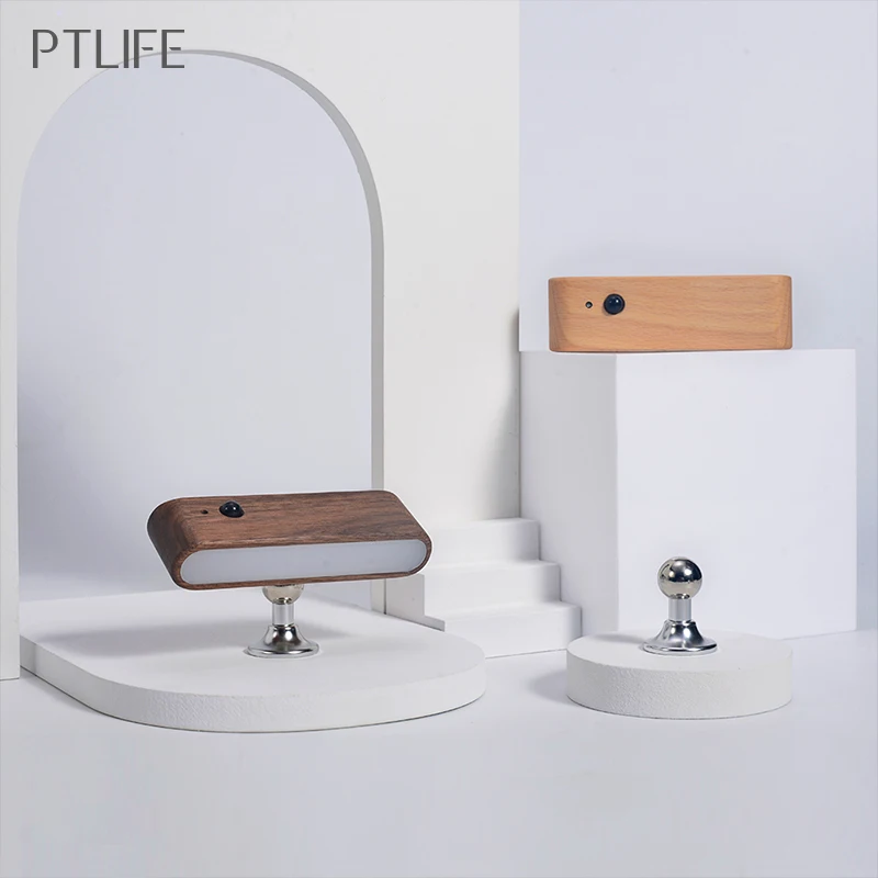 Скандинавский светодиодный деревянный настенный светильник прикроватная лампа