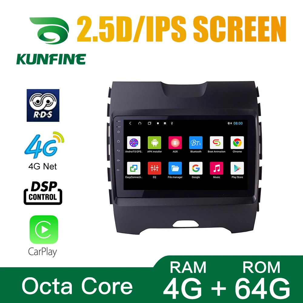 Восьмиядерный автомобильный DVD плеер с GPS навигацией Android 10 0 стерео проигрыватель