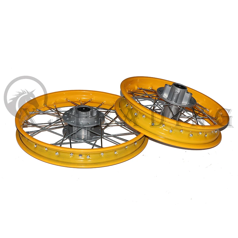 

12mm 15mm Front 1.40x14" inch Rear 1.85x12" inch Alloy Wheel Rim For 160cc 150CC Dirt Pit bike 12/14 inch wheel