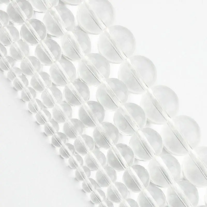 Хит продаж натуральные бусины высокого качества незакрепленные кварцевые