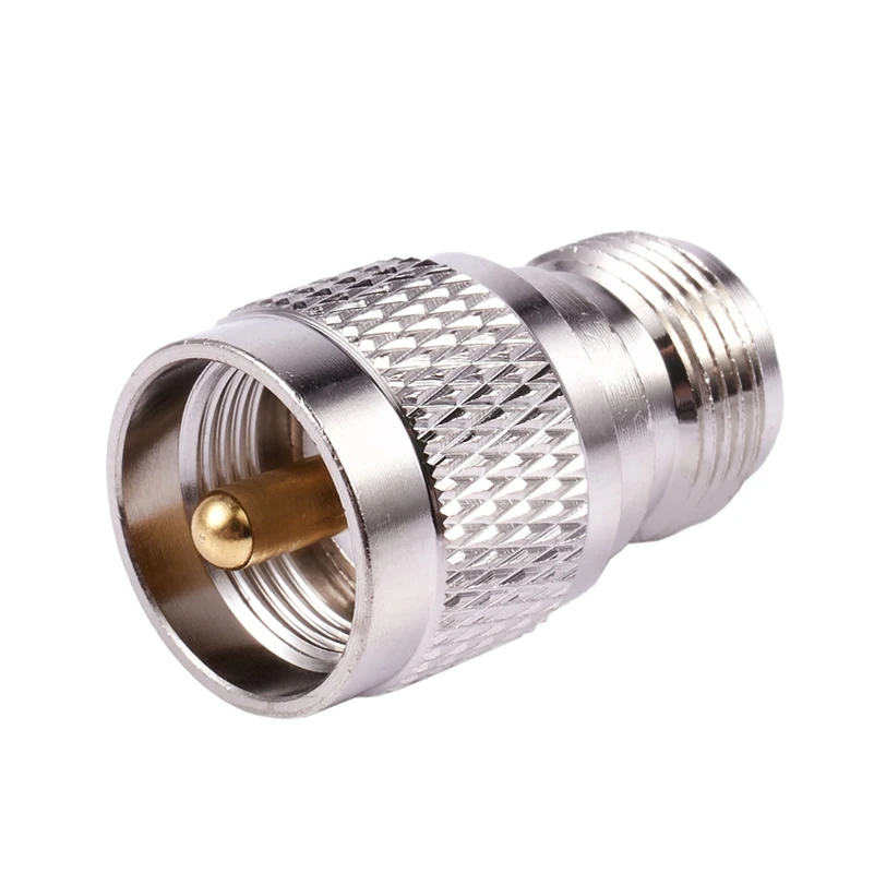 UHF Male PL259 to N Female M/F прямой Коаксиальный RF адаптер|Соединители| |