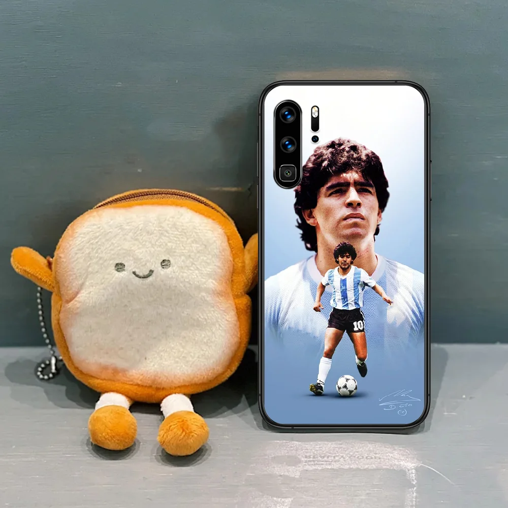 

Maradona Phone Case For Huawei P Mate 10 20 30 40 Lite Pro smart 2019 nova 5t 8 black Coque Tpu Bumper Fashion Waterproof Luxury