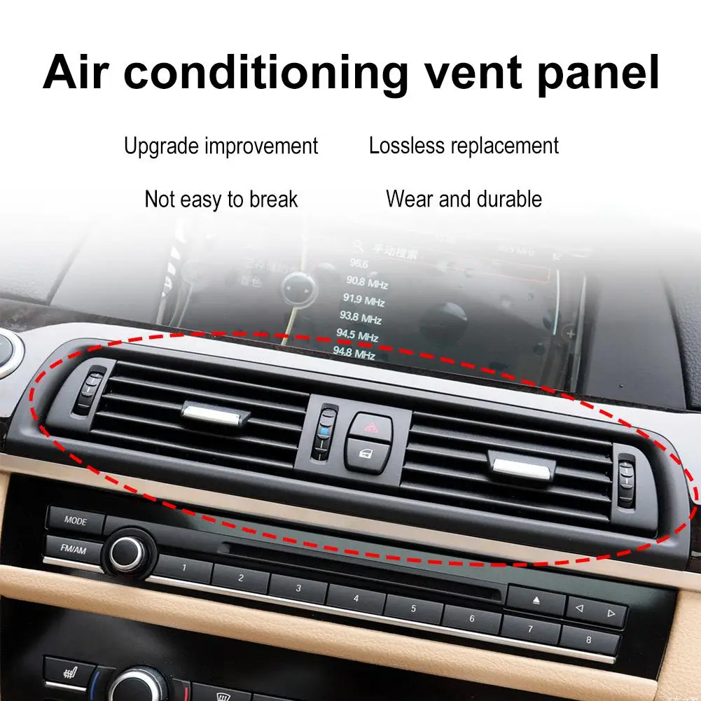 Передняя Центральная воздуха на выходе Vent Dash Панель решетка крышка для BMW 5 серия