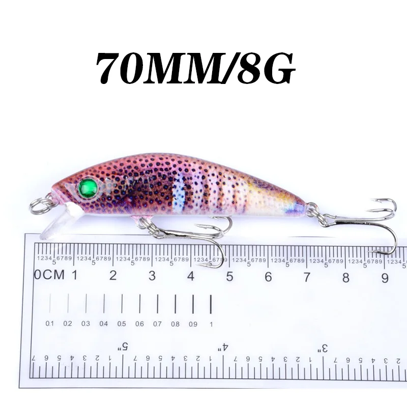 WDAIREN Crankbaits Воблер для мелкой рыбы Рыболовная Приманка 7 см 8 г Плавающие жесткие