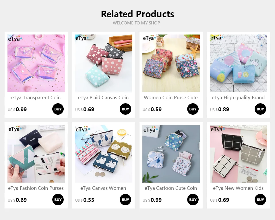 ETya, холщовый Кошелек для монет, женский, детский, Цветочный, на молнии, маленький кошелек, Женский ключ, кредитный держатель для карт чехол, сумка, милые кошельки