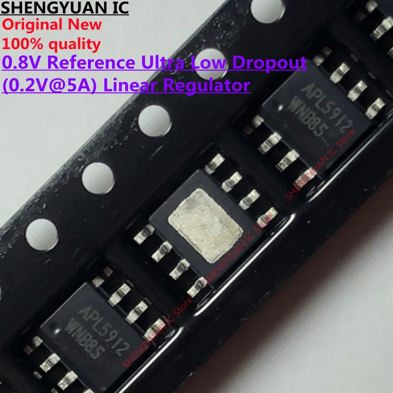 

50pcs/lot APL5912 APL5912KAC-TRG APL5912KAC-TRL APL5912KAC 0.8VReference Ultra Low Dropout (0.2V@5A) Linear Regulator 100% new