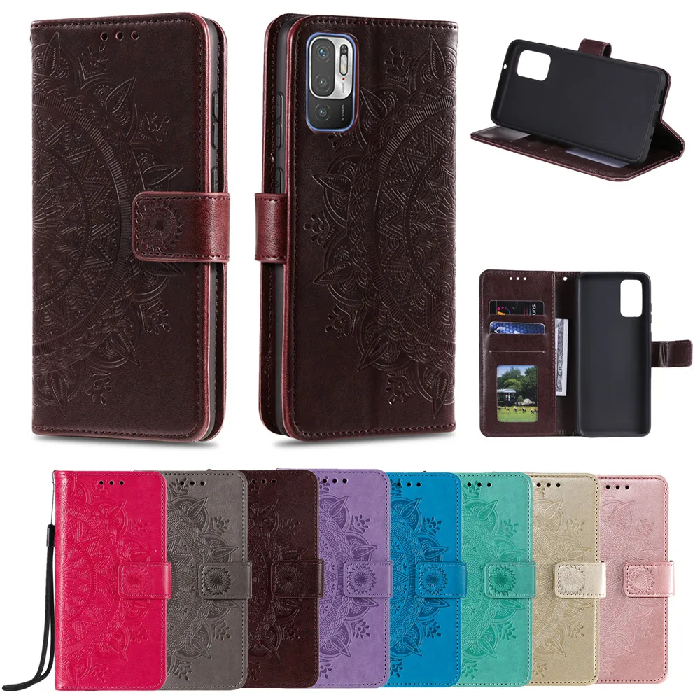 

Luxury PU Leather Case for Xiaomi Redmi K40 K30 9A 9C 8A Note 10 Pro Max 6 7 8 Shockproof Card Pocket Lanyard Flip Phone Bag