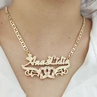 2021 Модное Новое индивидуальное ожерелье с камнем-талисманом бриллиантом с милой свиньей искусственная кожа ожерелье с персонализированными буквами для женщин ювелирные изделия в подарок
