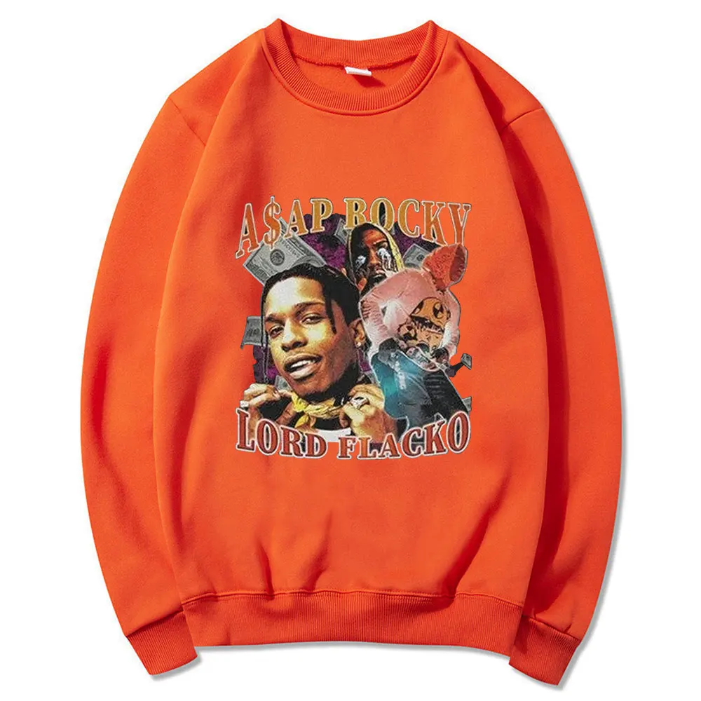 

2021 Hot Sale Unisex Sportswears Asap Rocky Clothing Men/Women Casual Sweatshirts Novelty New Tracksuits Harajuku Daily Clothes