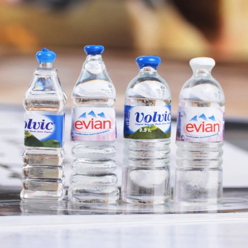 

1:12 Simulation Mineral Water Bottle Resin Model Doll House Miniature Gift Toys Home Decoration Accessories Doll Accessories