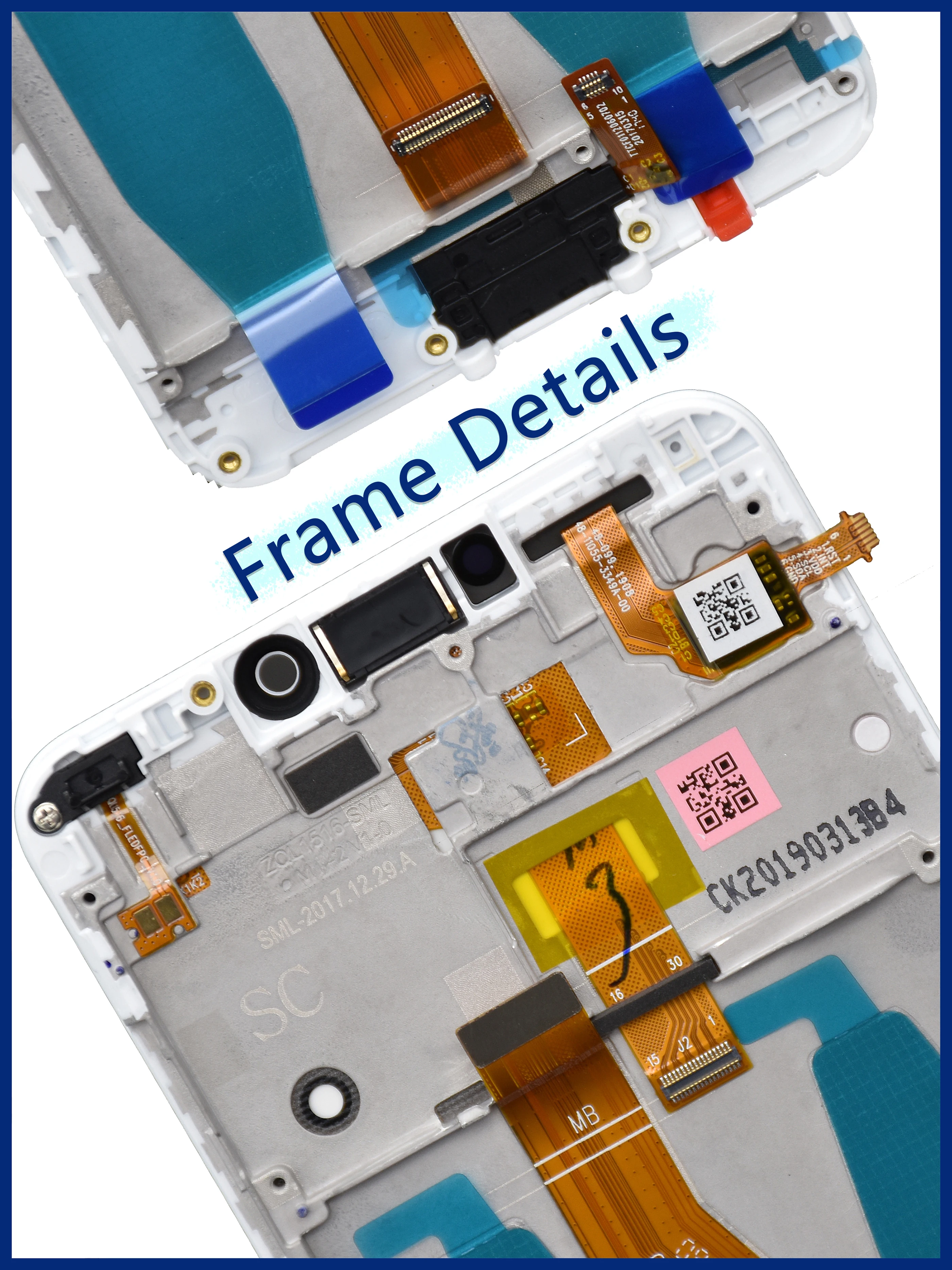 Pantalla t&aacute;ctil LCD Original de 5,5 "para Asus Zenfone 4 Max ZC554KL, montaje de digitalizador, repuesto para ZenFone4 Max ZC554KL X001D + marco-5