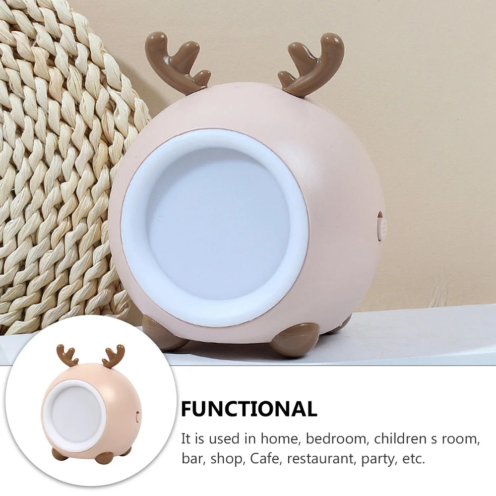 

3D Fawn Night Light Fawn Shaped USB Charging Touching Light Bedside Touch Lamp