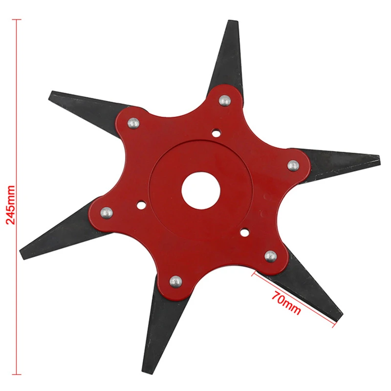 Универсальный триммер для травы 6 зубьев лезвие металлические лезвия Головка