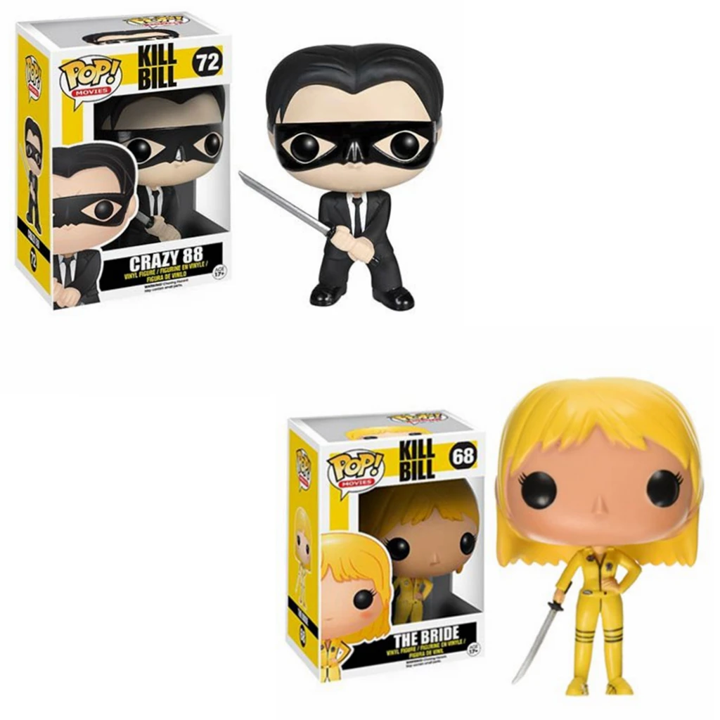 Funko Pop Kill Bill CRAZY 88 THE BRIDE #68 #72 виниловые Фигурки Коллекционная модель