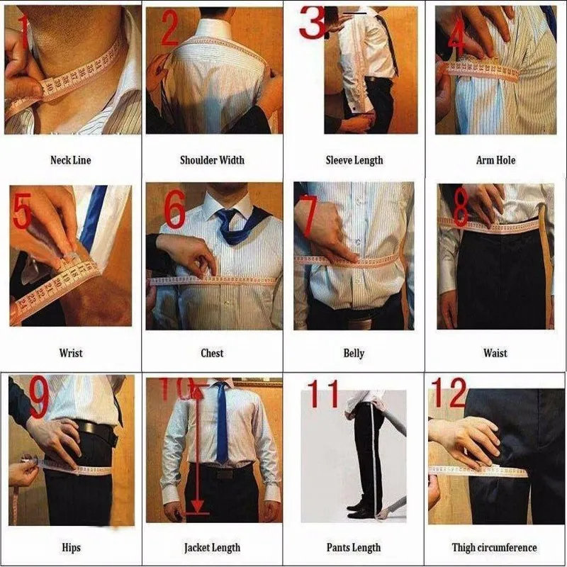 

Handsome Groomsmen Wool blend Groom Tuxedos Mens Wedding Dress Man Jacket Blazer Prom Dinner (Jacket+Pants+Tie+Vest) A111
