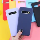 Чехол-накладка для Samsung Galaxy S10, S7, S8, S9, S10, S20 Plus, s10e, Note 8, 9, 10 Pro, силиконовый, в ассортименте.