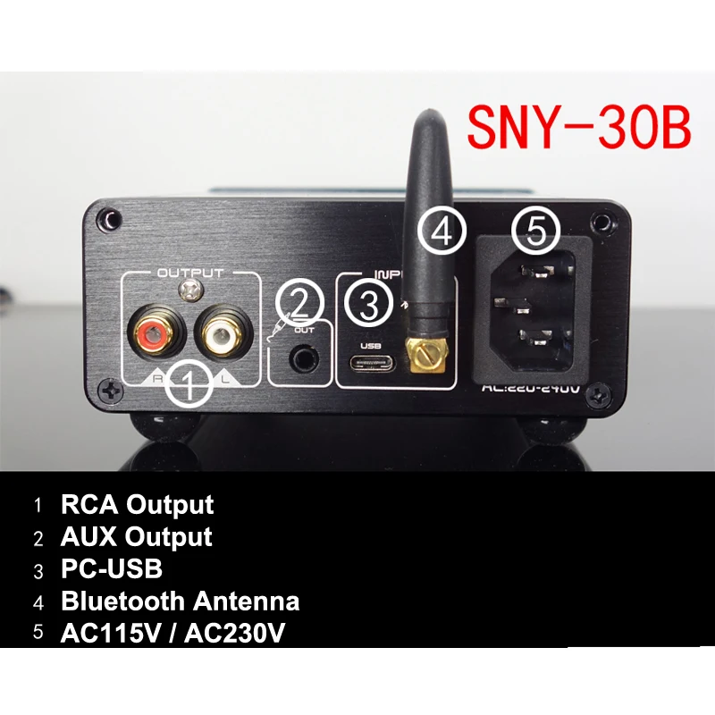 Bluetooth QCC5125 двойной PCM1794 USB DAC LDAC APTX HD OPA1612 MUSES8920 PCM1794A стерео домашний кинотеатр HiFi