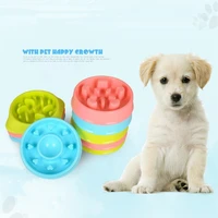 dog slow feeder bowl non slip puzzle anti gulping pet food eat dishes interactive bloat stop durable prevent chok puppy healthy