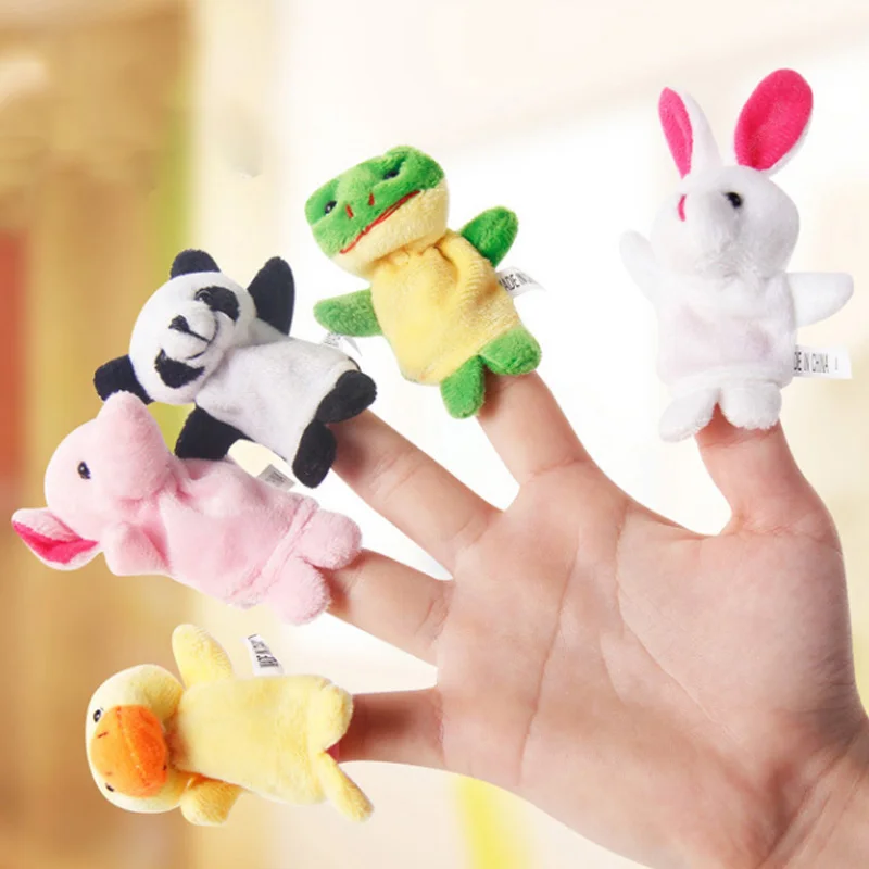 10 шт. плюшевые куклы на палец для детей|Куклы| |