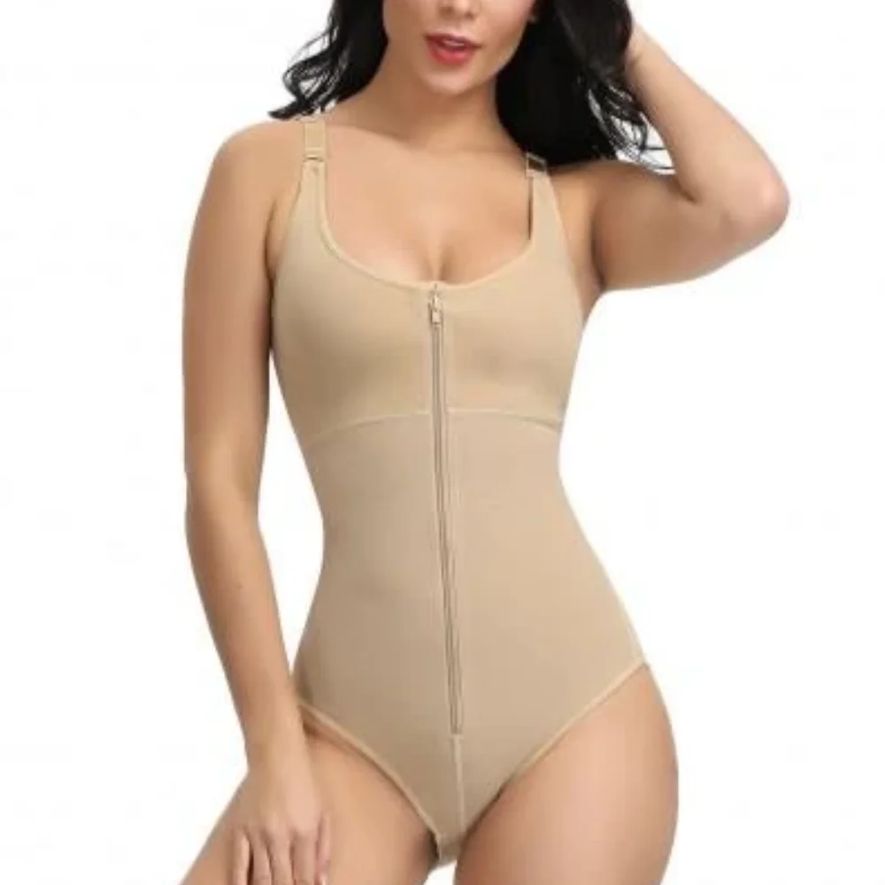 

Full Body Shapewear Women Underwear Sliming Zip And Hook Sexy Lingerie Waist Trainer Female Corset