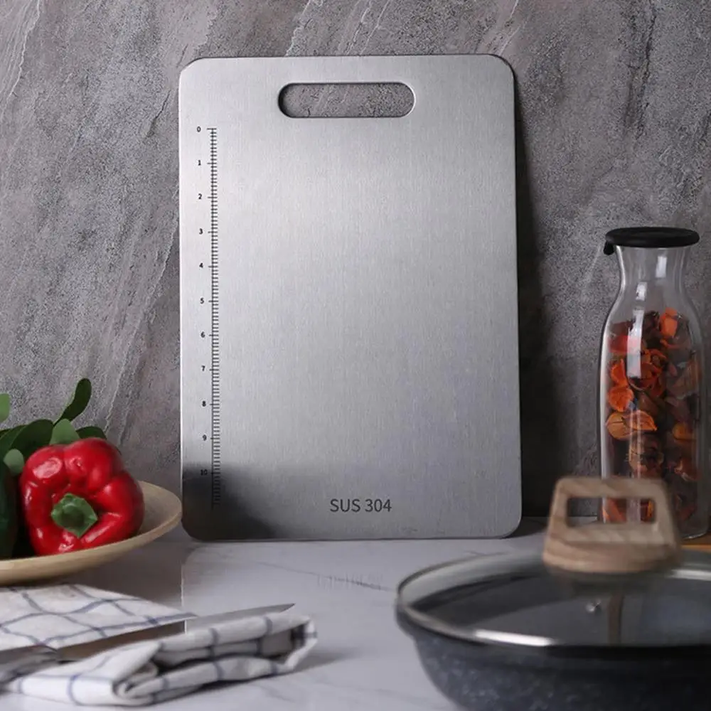 

304 Stainless Steel Cutting Board Solid Durable Easy Clean Vegetable Meat Tools Kitchen Accessorie Chopping Blocks