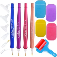 5d diamonds painting tools and accessories kits with diamond painting pen heads roller and diamond painting tray mat