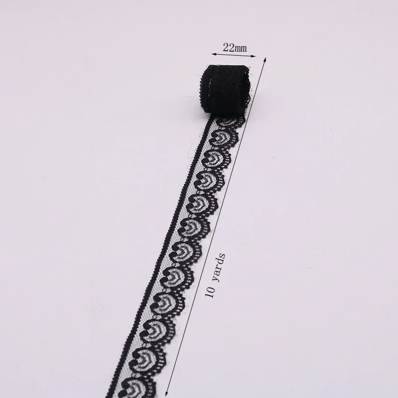 Кружевной рулон для отделки 10 ярдов узоры кружевная лента шитья рукоделия