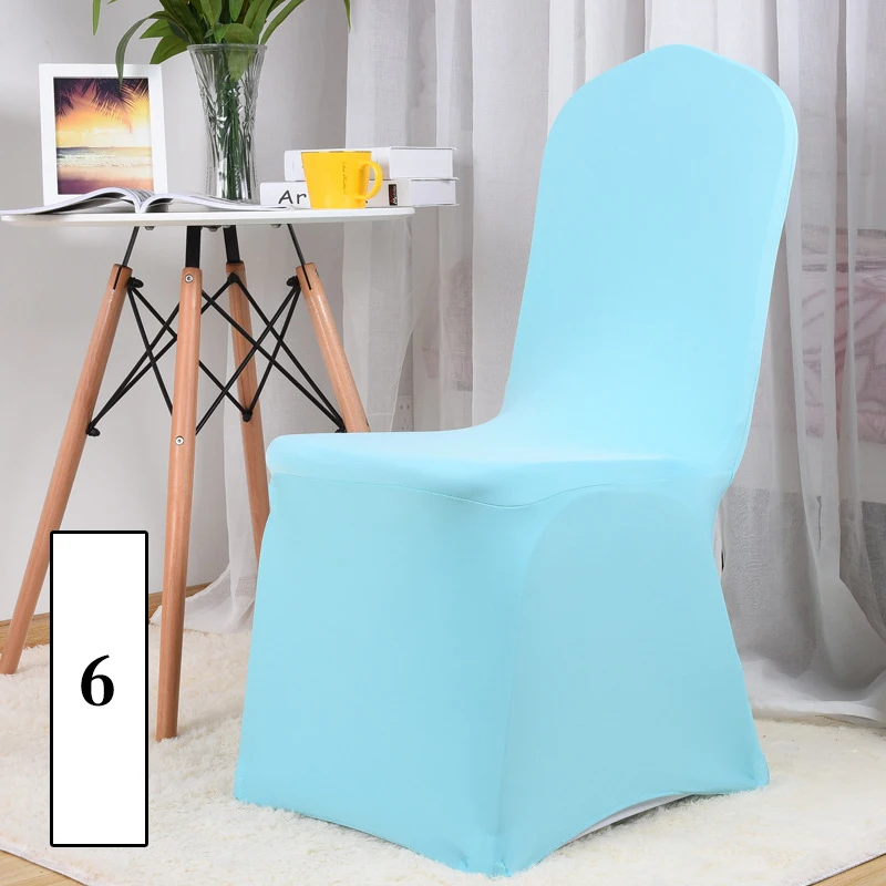 New 2019 Pure color solid big chair cover elastic seat covers stretch high king back Slipcovers for banquet hotel | Дом и сад