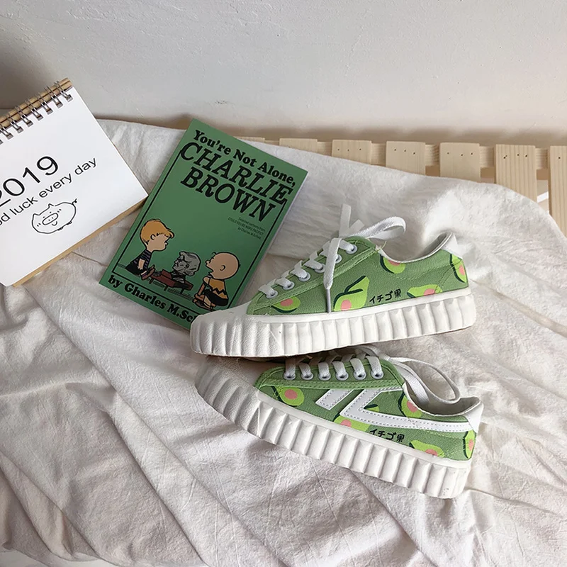 2020 парусиновые туфли со шнуровкой и вышивкой Женские классические повседневные