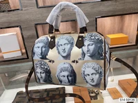 hot style ancient greek and roman character series high end original material shiny hardware pillow bag mt travel tote bag