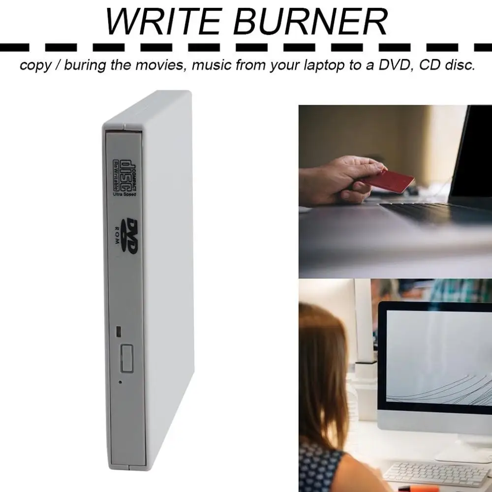 Универсальный внешний USB комбинированный оптический привод CD проигрыватель