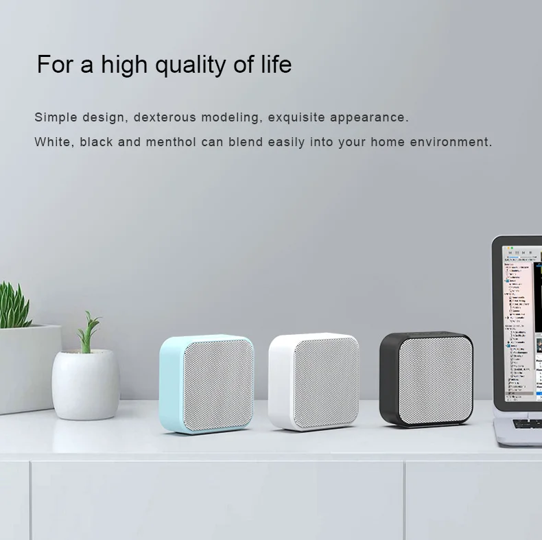 Portable Bluetooth speakers Wooden Subwoofer Speaker mini HD HiFi Sound Music Speaker for Home Palm bsize Support TF loudspeaker