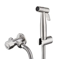 stainless steel toilet hand held bidet faucet sprayer bidet set sprayer toilet spray for bathroom shower head