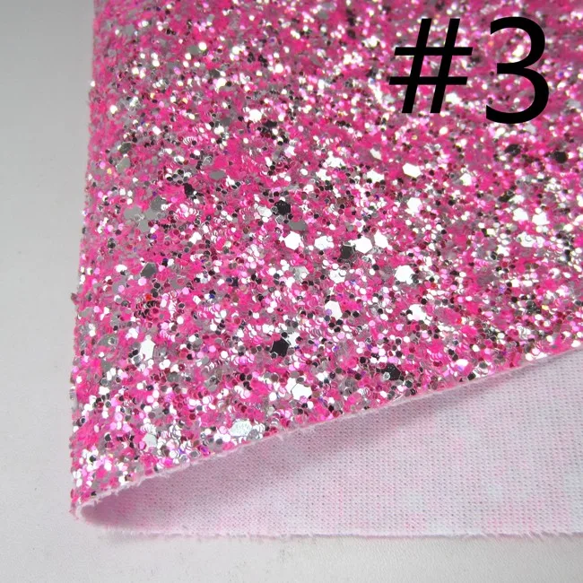 3 - pink with sliver 30 см X 134 см рулон серебристого цвета микс красный розовый синий массивный шестигранный блестящий материал искусственная кожа для бантов украшение дома ремесло AY295 - Цвет: 3 - pink with sliver