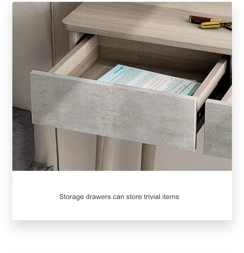 Скандинавский Мини Туалетный столик с выдвижным ящиком современная спальня Многофункциональный туалетный столик маленькая семейная мебель доска