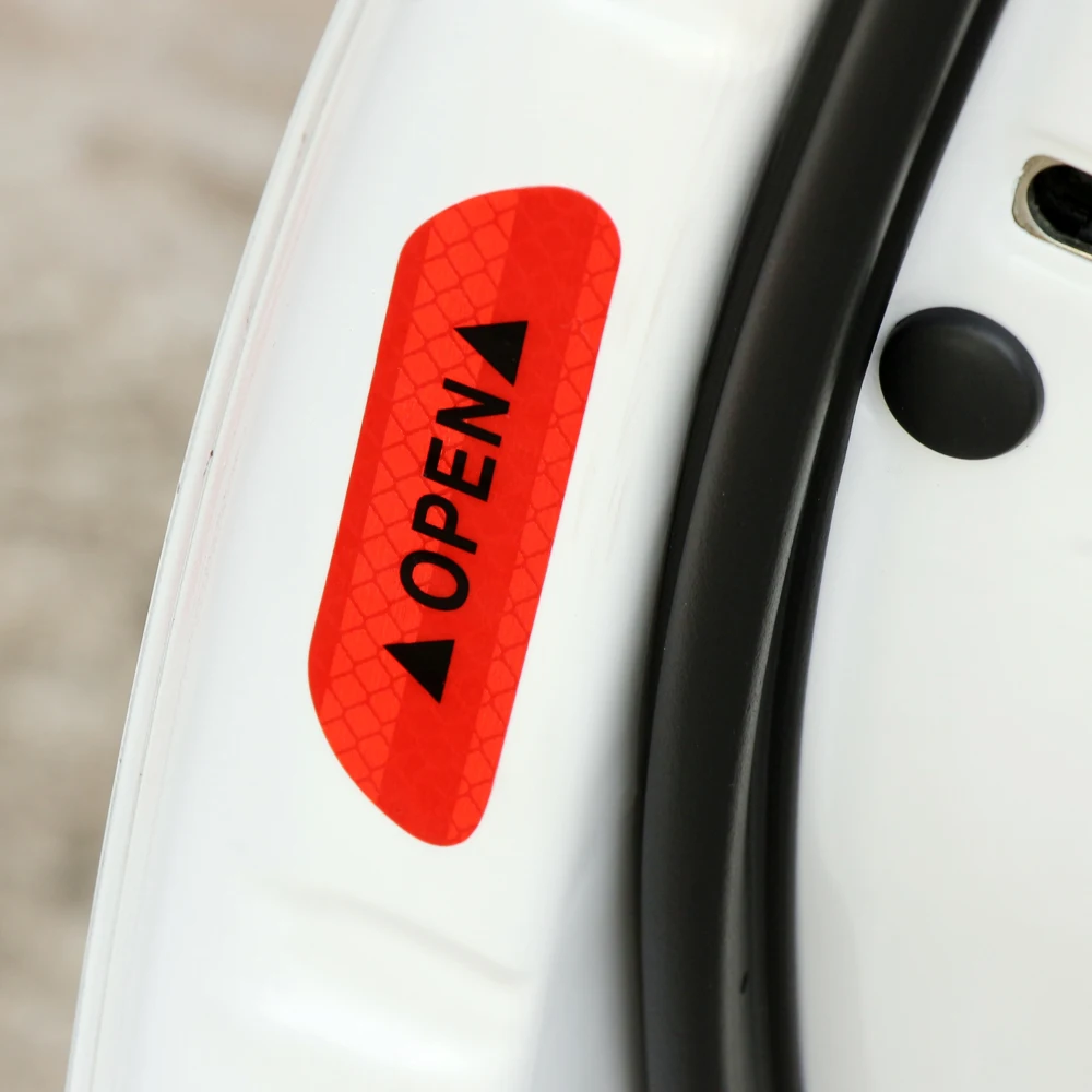 Наклейки на дверь машины Предупреждение безопасности для insignia vw golf 4 ford focus 3 mondeo mk3