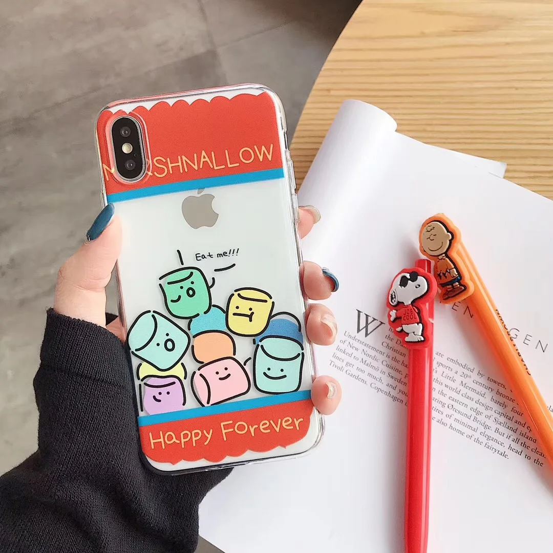 INS милый мультфильм Корея цвет медведь чехол для телефона iphone XS MAX XR X 6 6s 7 8 plus