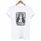 Мультяшная уличная крутая женская футболка с рисунком, забавная рубашка, топы, рубашка с коротким рукавом, летняя белая футболка с коротким рукавом и рисунком