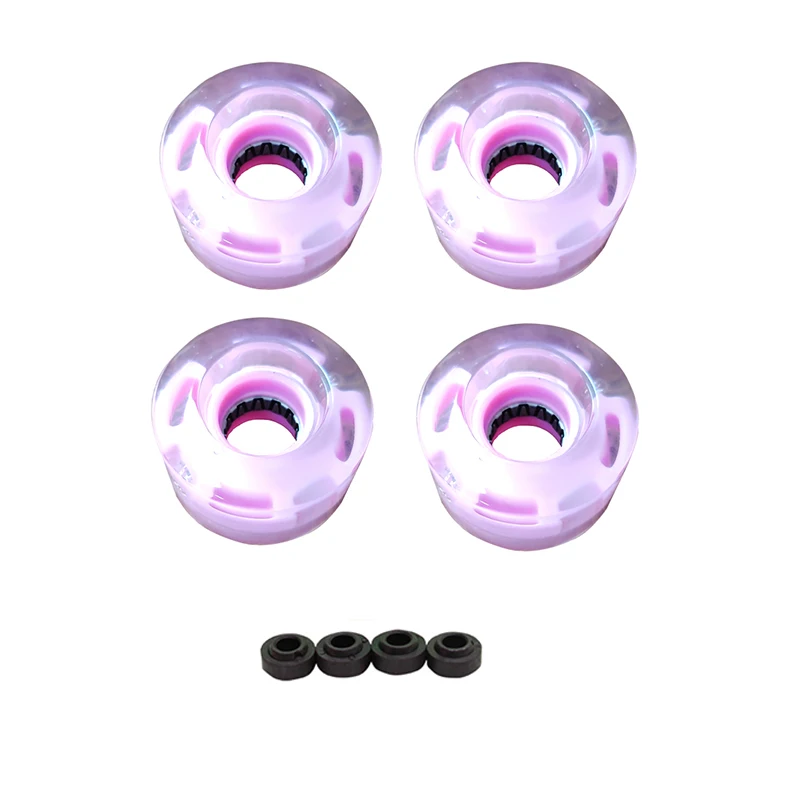 4 шт. светодиодные колеса для скейтборда 58 мм | Спорт и развлечения