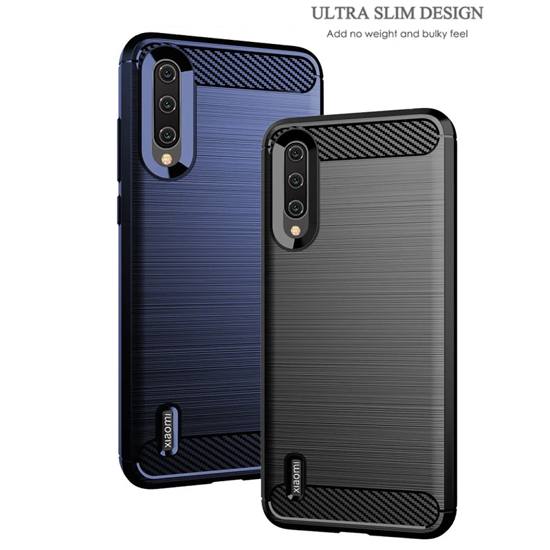 Esobest мягкий углеродное волокно матовая текстура ТПУ чехол для Xiaomi A3 lite cc9 cc9e