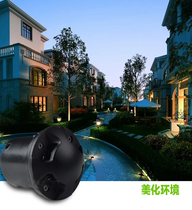 

3 шт./лот 12 Вт подземные светильники, высота 12 В, наружная утопленная Напольная Лампа, наземный светильник, Инверторные садовые дорожки