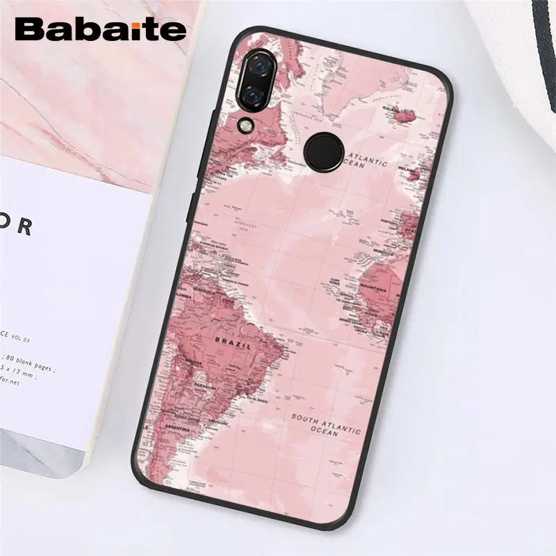 A4 Babaite карта мира путешествия просто пойти чехол для телефона для Xiaomi Redmi8 4X 6A S2 Go Redmi 5 5Plus Note4 5 7 Note8Pro - Цвет: A4