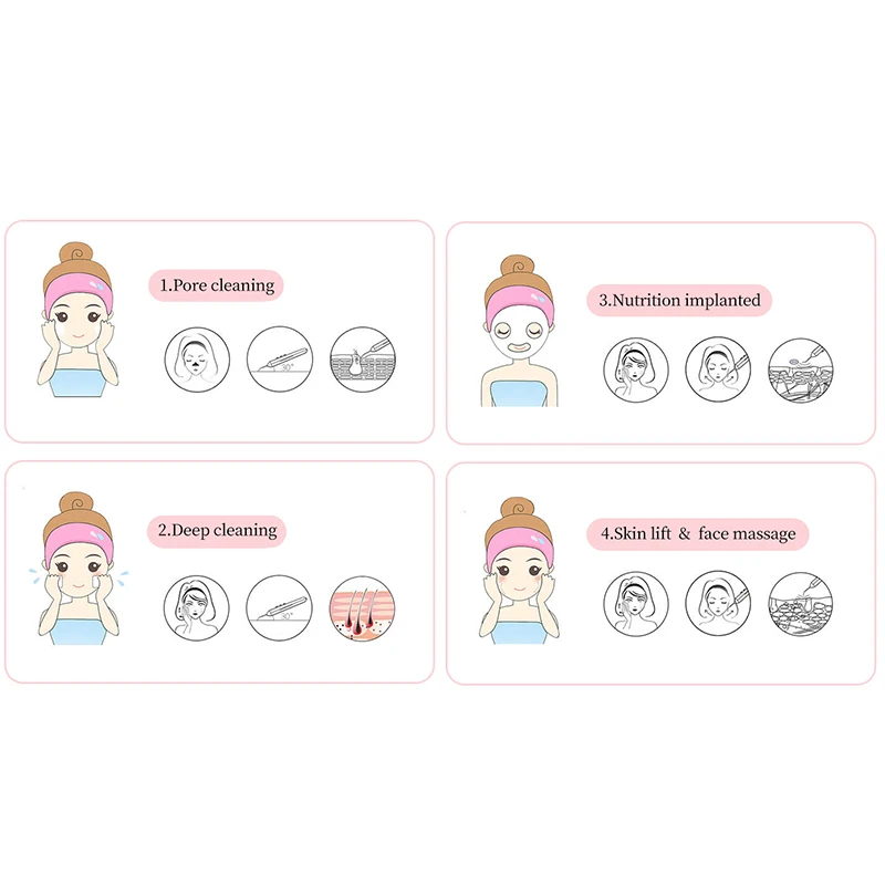 

shovel beauty care pore cleaner Ultrasonic Skin lift and tight