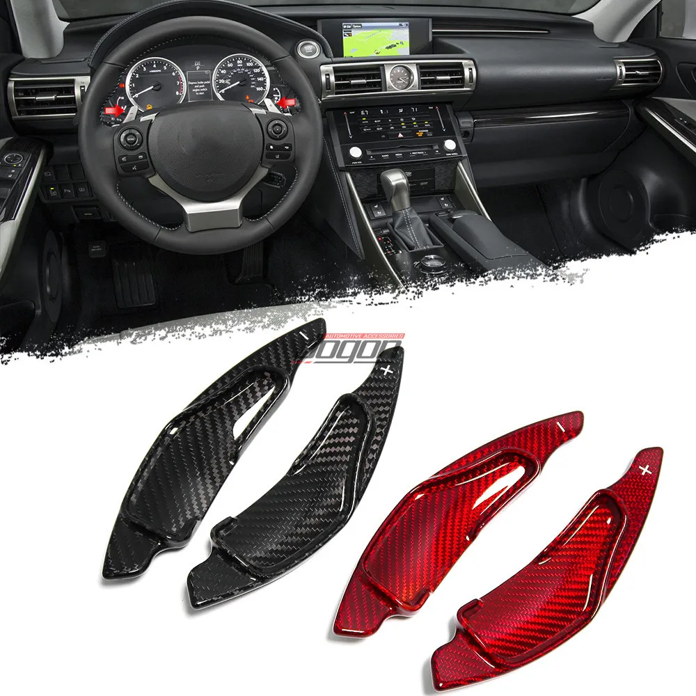 

Steering Wheel Paddle Shifters Extended For Lexus IS250 IS300 IS350 XE20 2006- 2013 Real Carbon