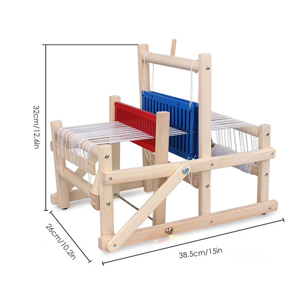 

Loom Toy Handmade DIY Weaving Toy Loom Kindergarten Teaching Aids Mini Hand Loom Wooden Textile Machine Toy Gift For Children