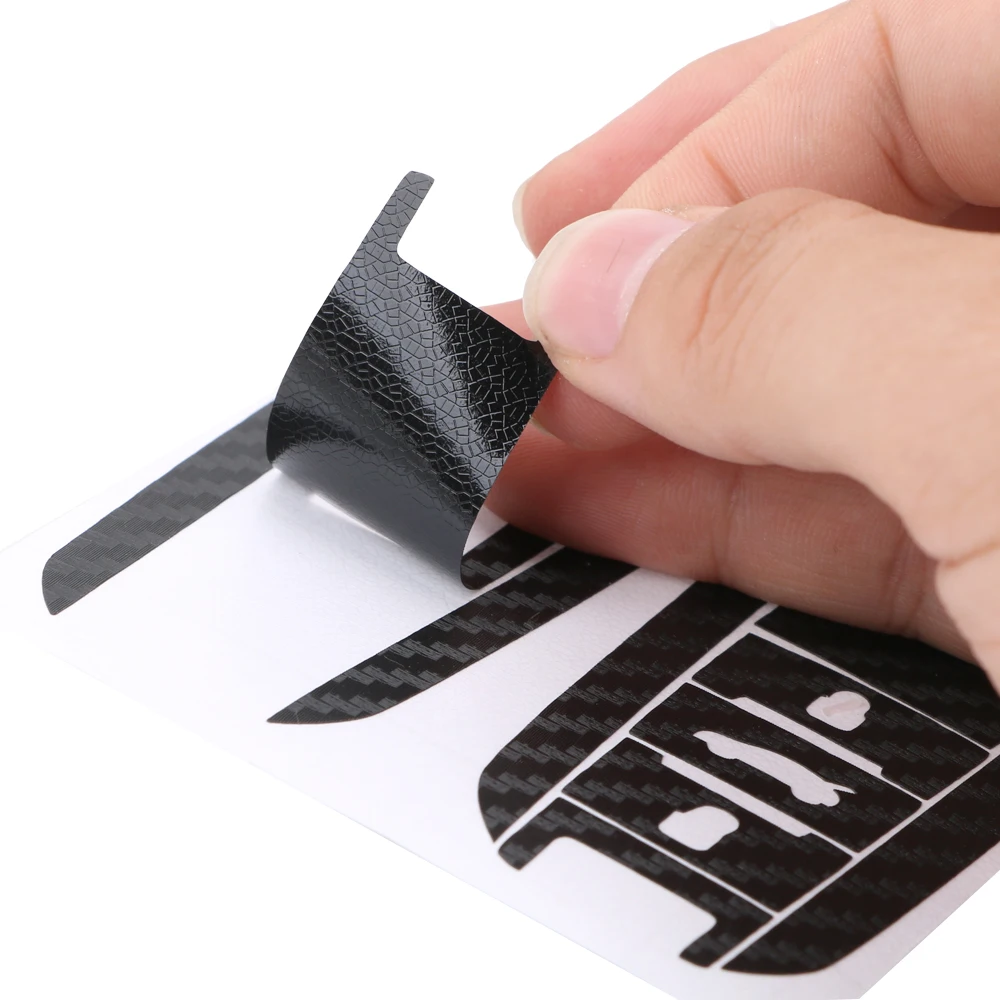 YOSOLO ключи украшения из углеродного волокна защитная крышка Стикеры наклейка на