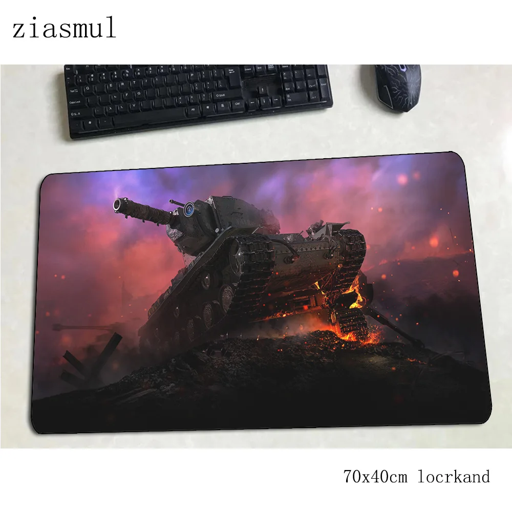 Игровой коврик для мыши world of танки 700x400x3 мм игровой большой Настольный ноутбука 3d