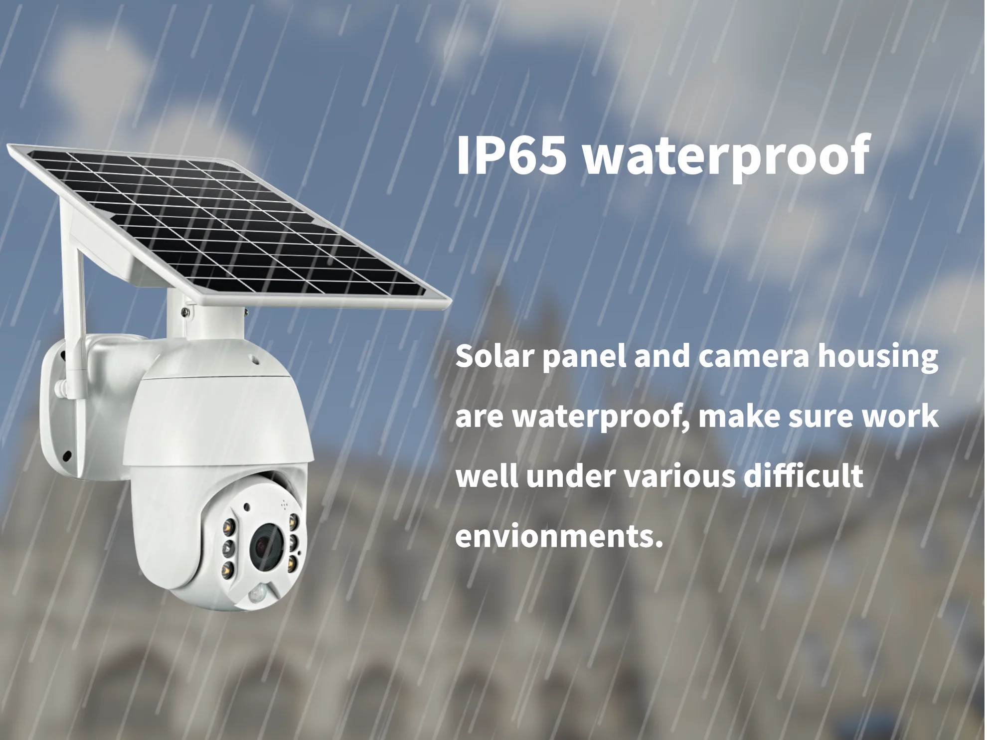 

Solar IP Camera 4G LTE SIM Camera Battery Powered Security Camera Outdoor PTZ Dome CCTV Surveillance Monitor HD Cloud SD CardPIR