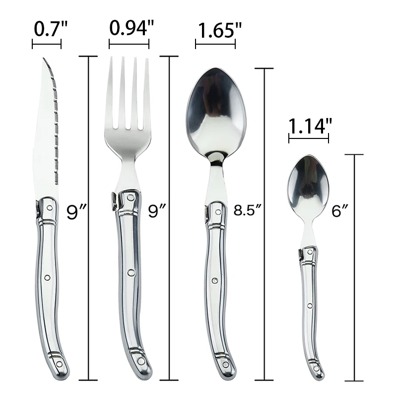 Набор столовых приборов из нержавеющей стали 24 шт. | Дом и сад